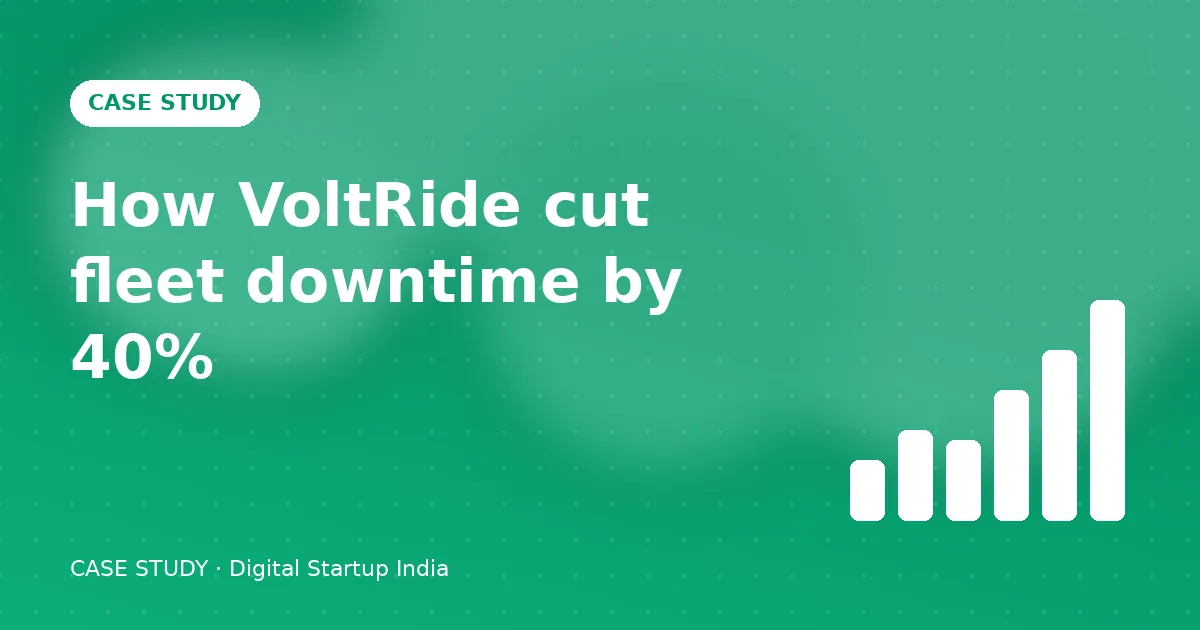 Case Study: How VoltRide Cut Fleet Downtime by 40%
